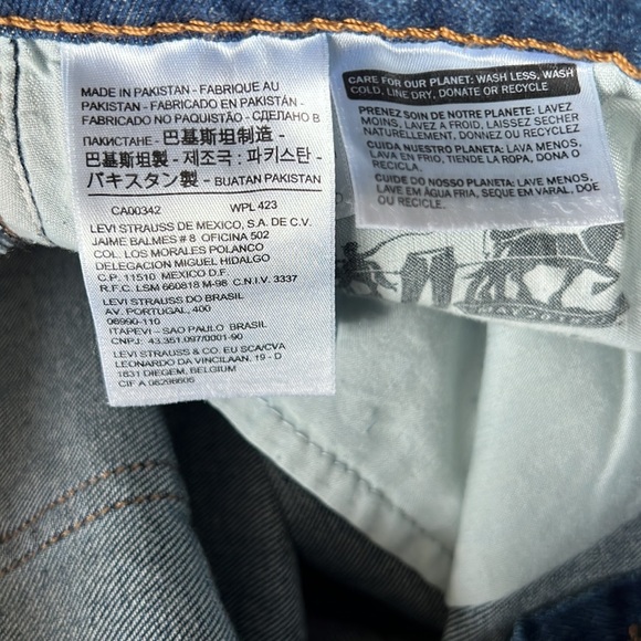 Women's Levi's 505C Cropped Jeans Size 32 - Picture 5 of 8